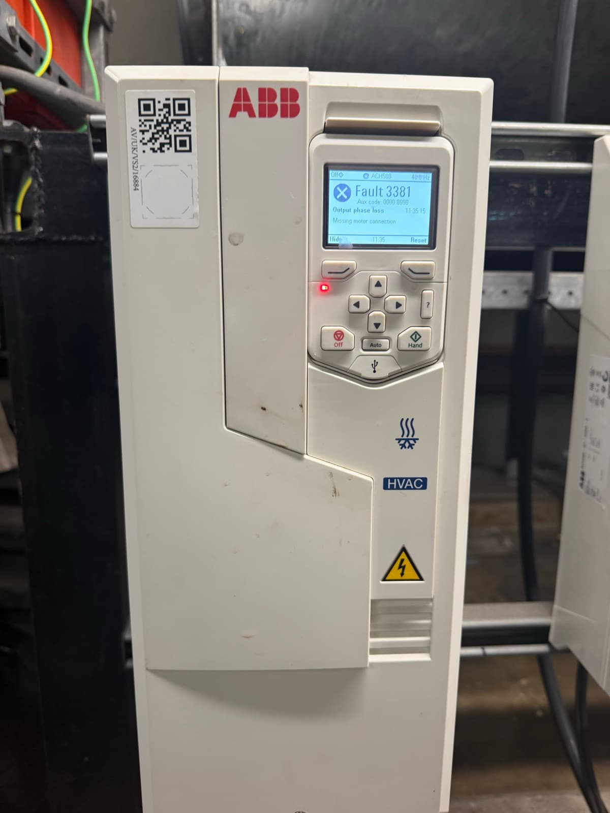ABB ACH580 Fault 3381: Tracing an Output Phase Loss to Incorrect Motor Connections