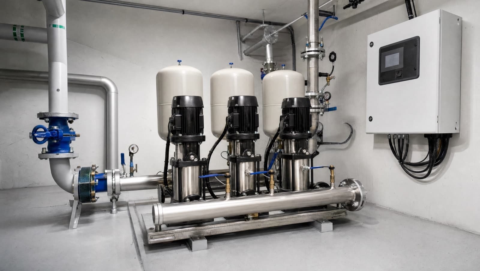 Booster Set BMS Integration: Pressure Control, Fault Detection, and Water Regulations Compliance