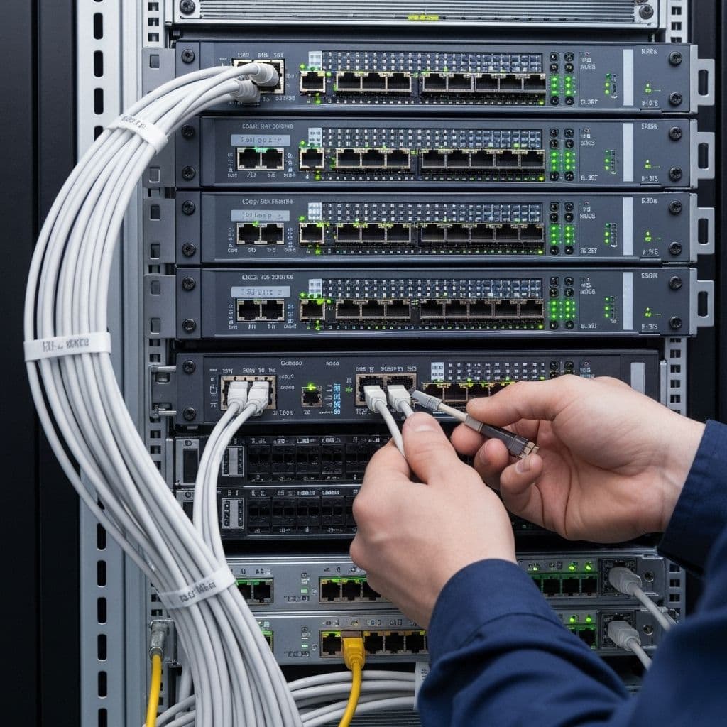 BMS network infrastructure and structured cabling installation