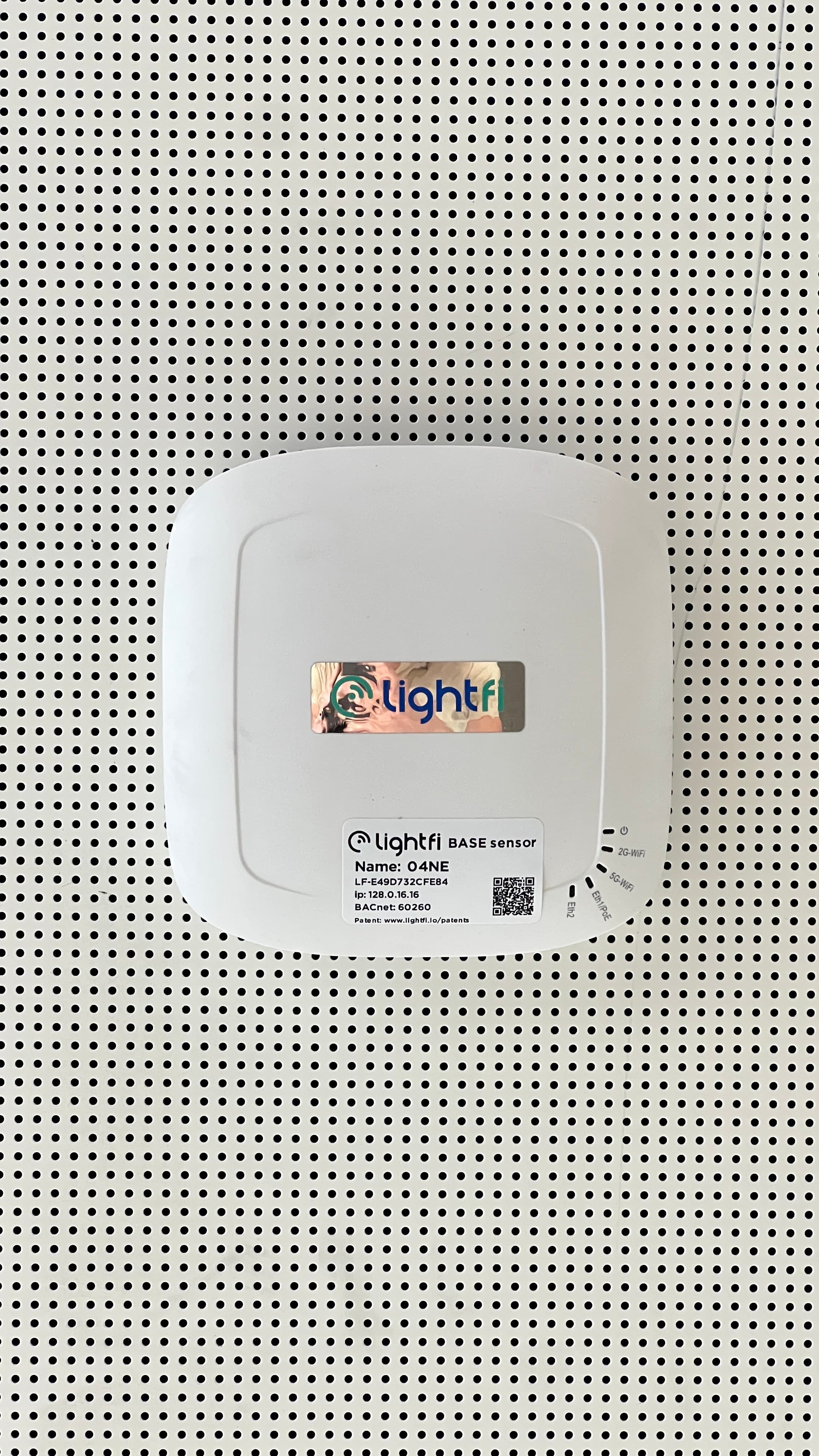 Light-Fi BASE Sensor for Presence Monitoring