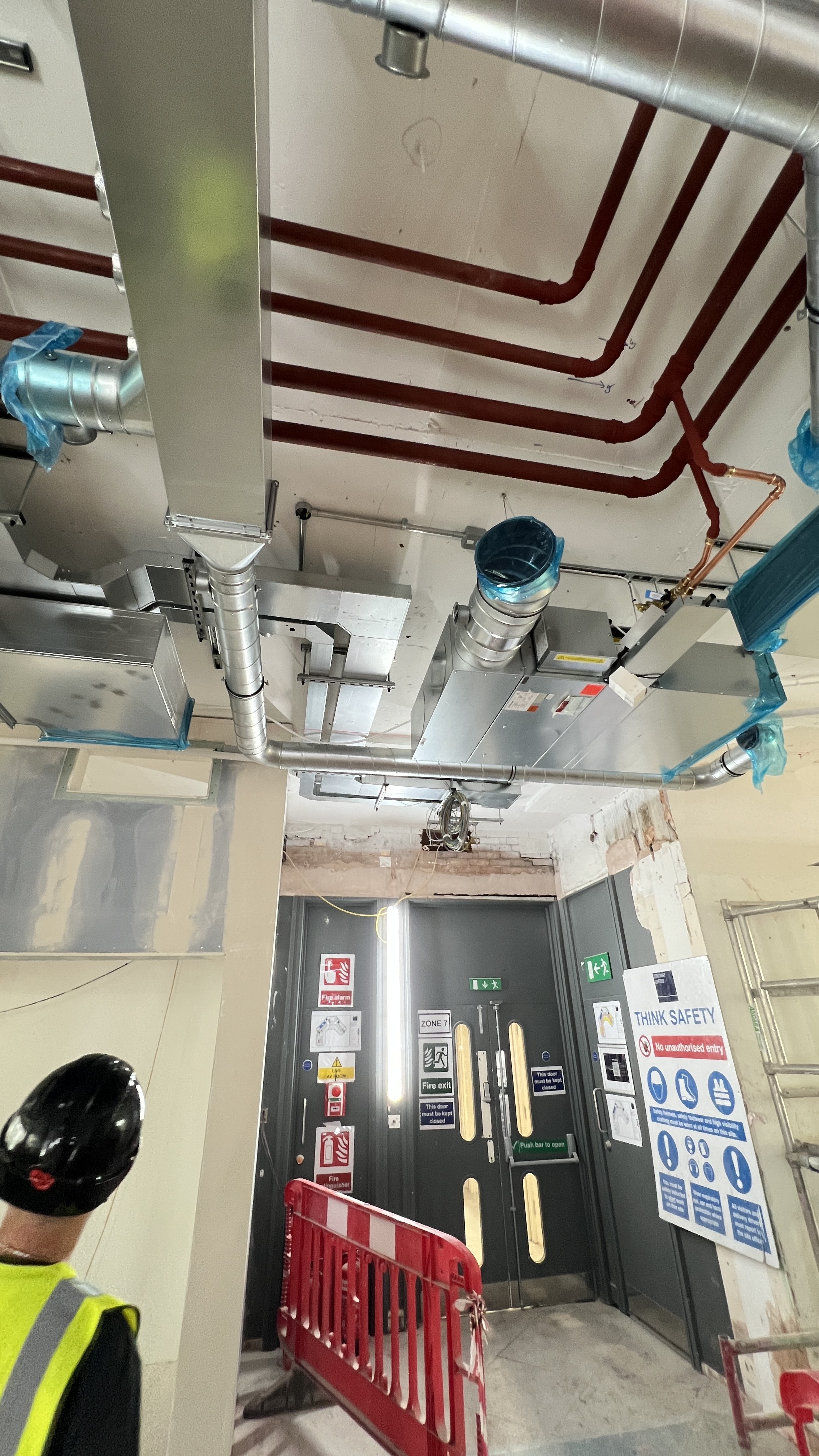 Swegon GOLD RX air handling unit installed at 1 Stephen Street